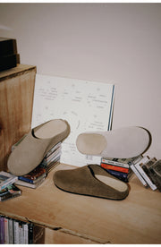 Suede Leather Mule