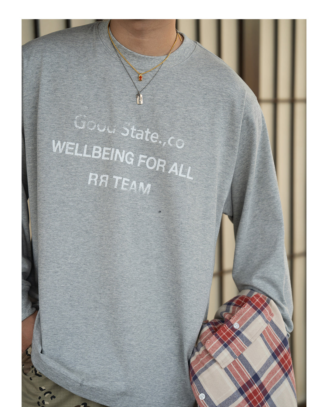 Slogan Long Sleeve Tee