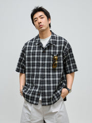 Seersucker Plaid Shirt