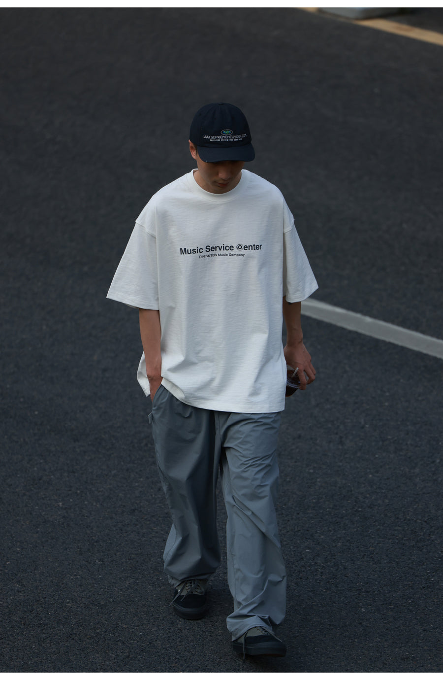 Record Bamboo Cotton Print Tee