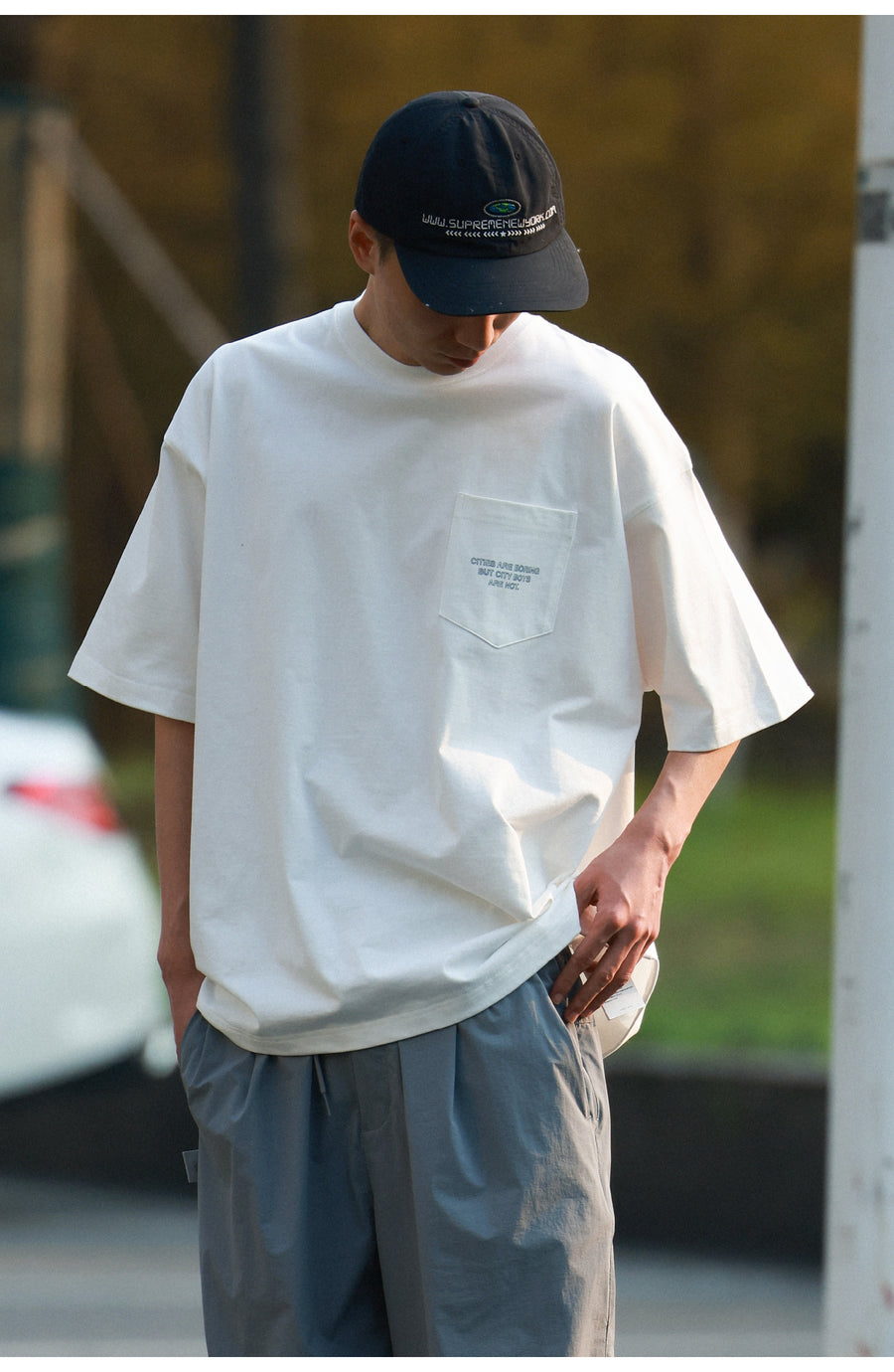 Slogan Print Tee