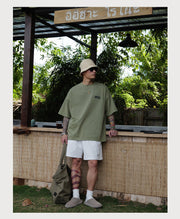Embroidery Slogan Tee