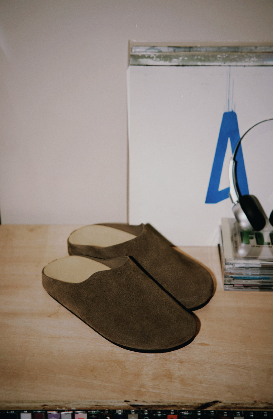 Suede Leather Mule