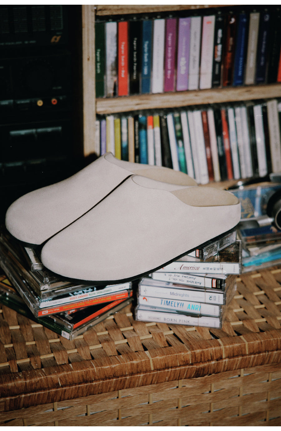 Suede Leather Mule