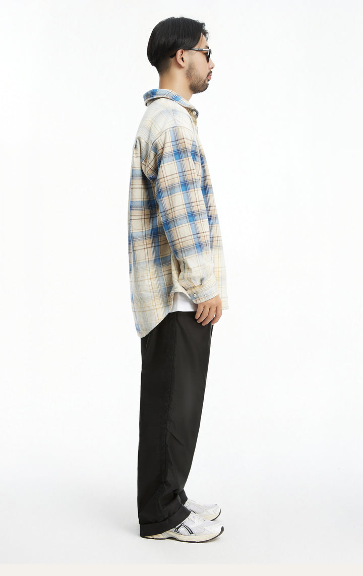 Gradient Plaid Shirt