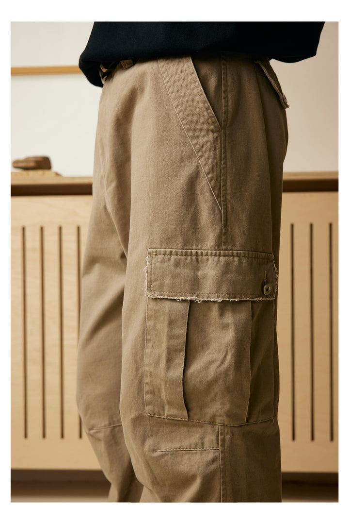 Straight Cut Cargo Pants