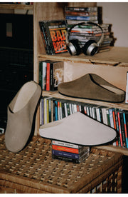 Suede Leather Mule
