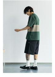 Panel Contrast Tee