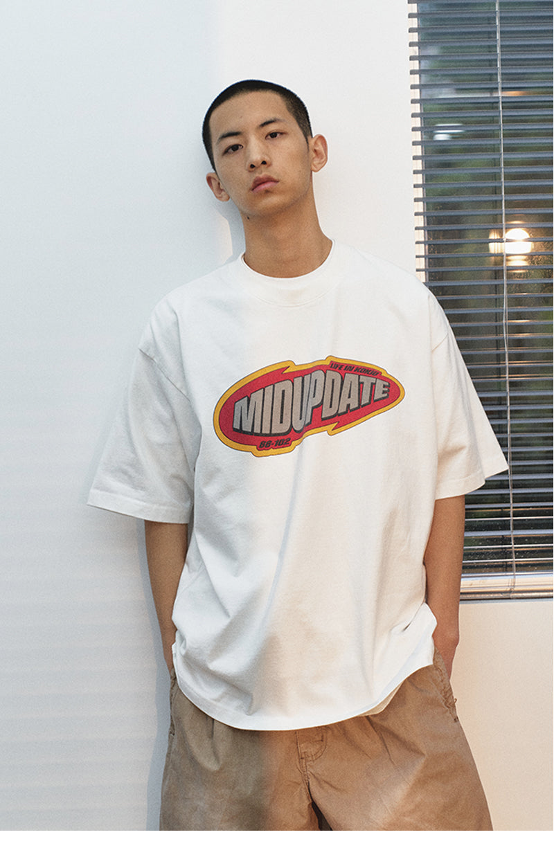 MU 169 Logo Emblem Print Tee