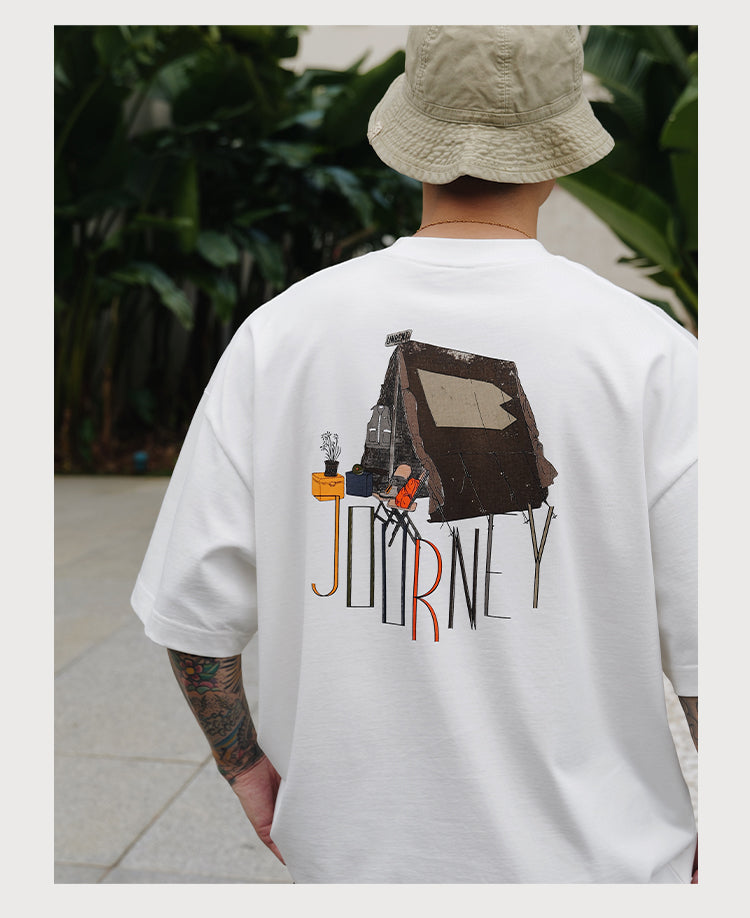 "Journey" Campers Print Tee