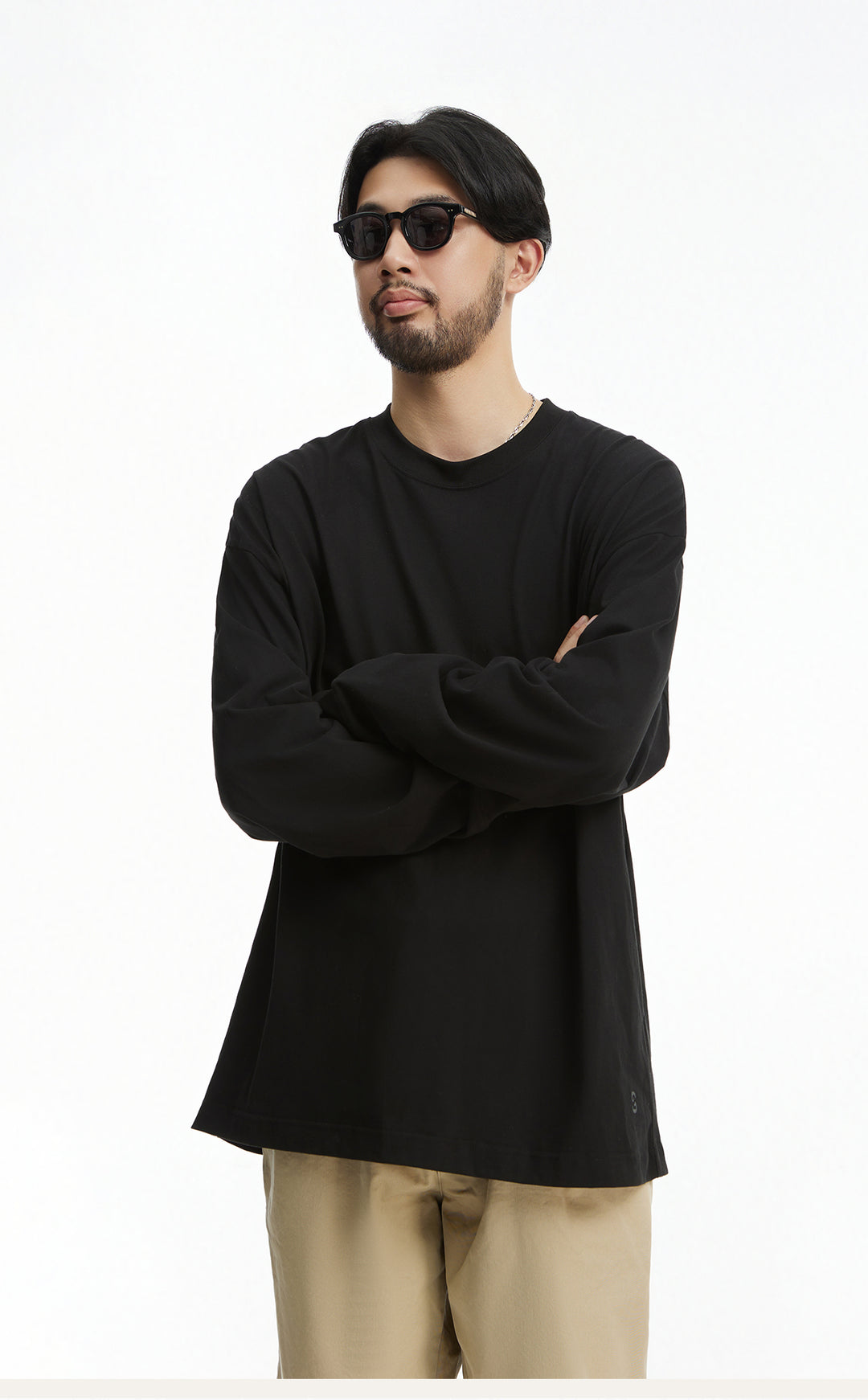 Heat tech basic long sleeve tee