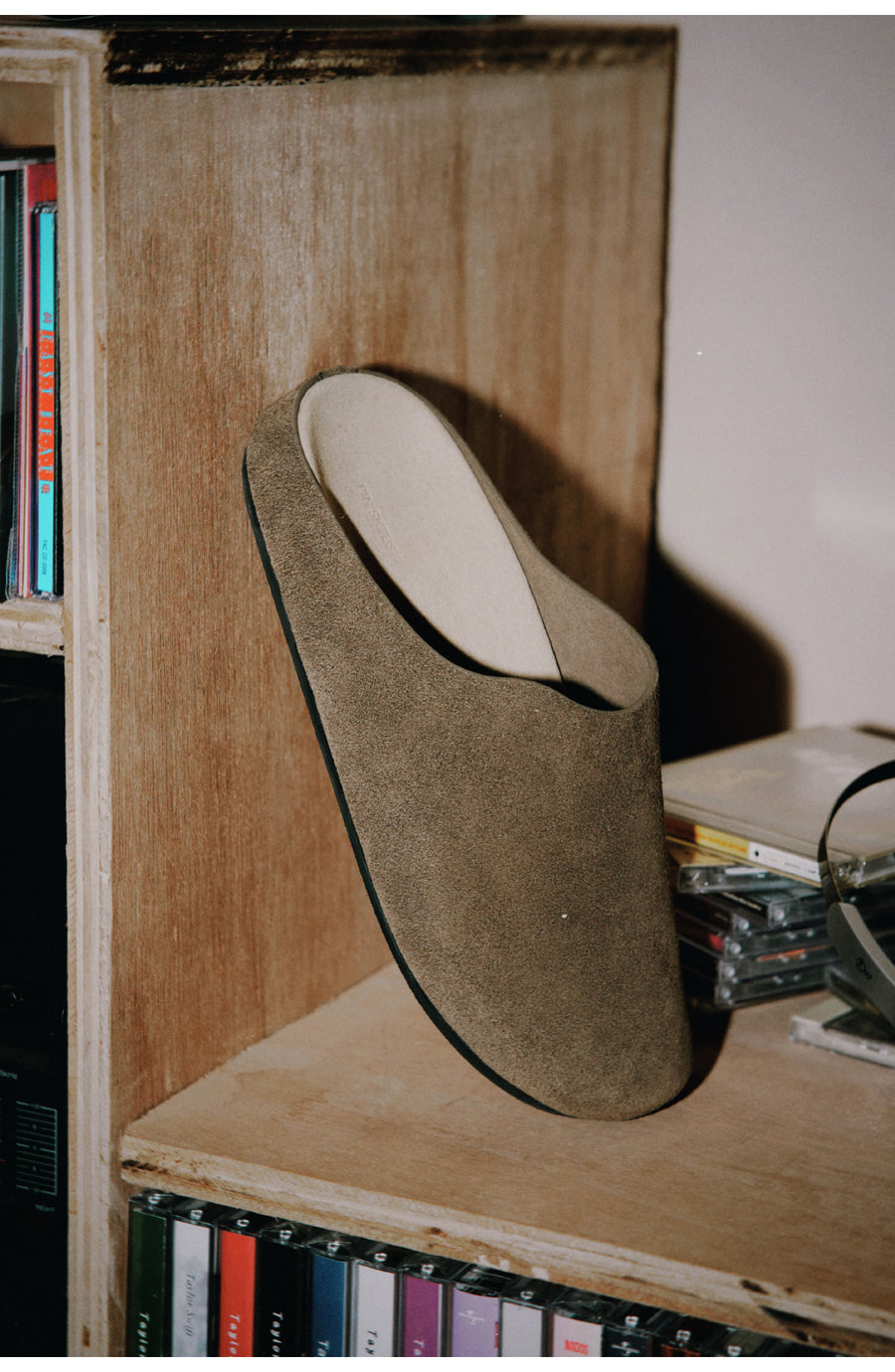 Suede Leather Mule