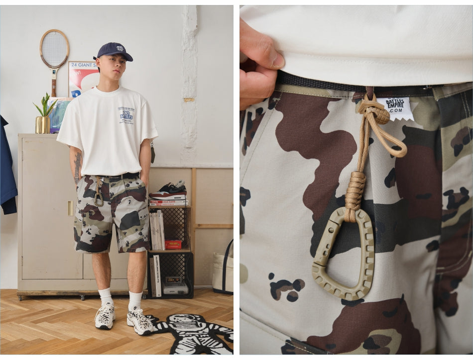 Camo Cargo Shorts