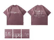 MU 172 Washed Slogan Distress Tee