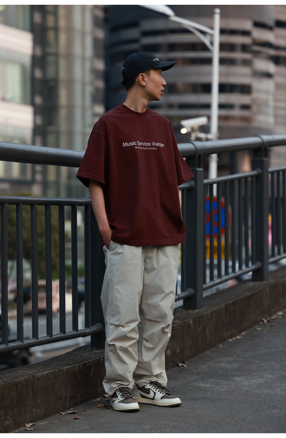 Record Bamboo Cotton Print Tee