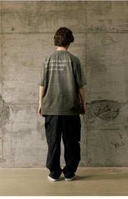 Peace Army Washed Distress Tee