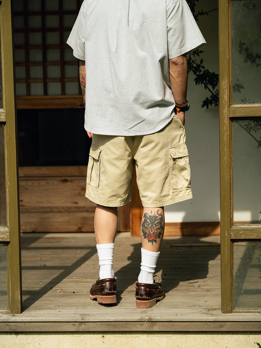 Washed M65 Cargo Shorts