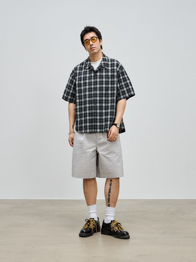 Seersucker Plaid Shirt