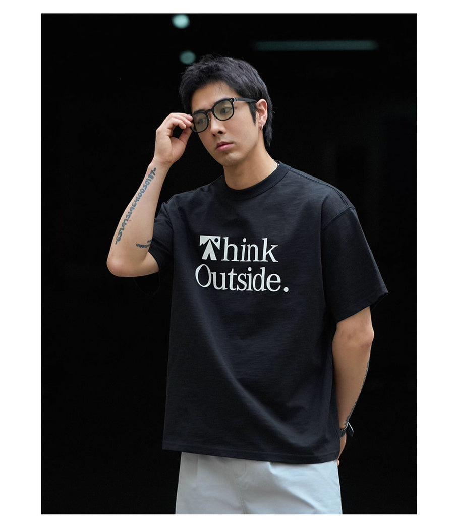 "Think Outside" Print Tee