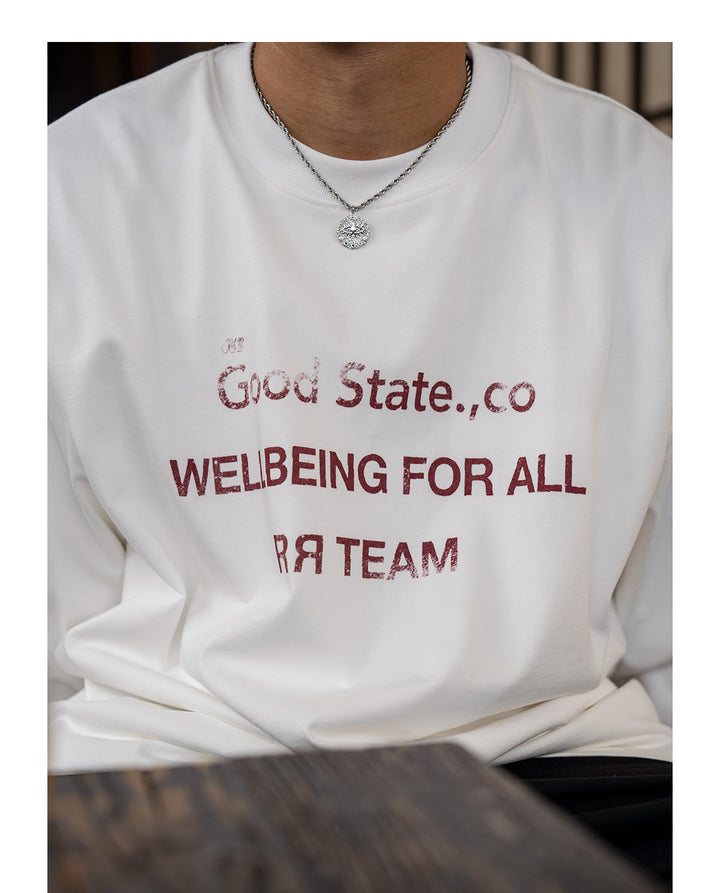 Slogan Long Sleeve Tee