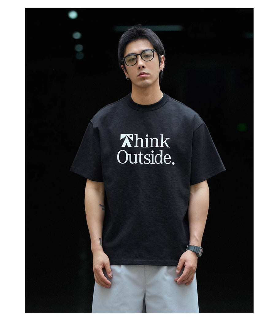 "Think Outside" Print Tee