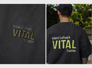 Embroidery Slogan Tee