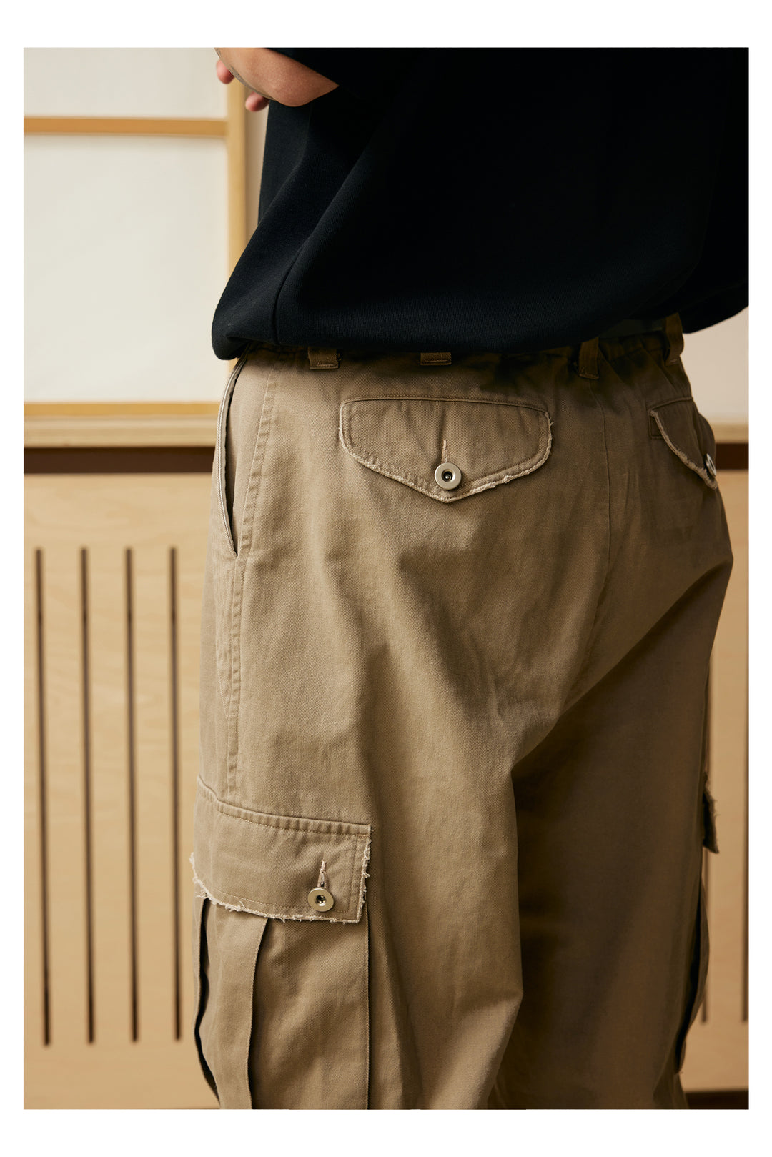 Straight Cut Cargo Pants