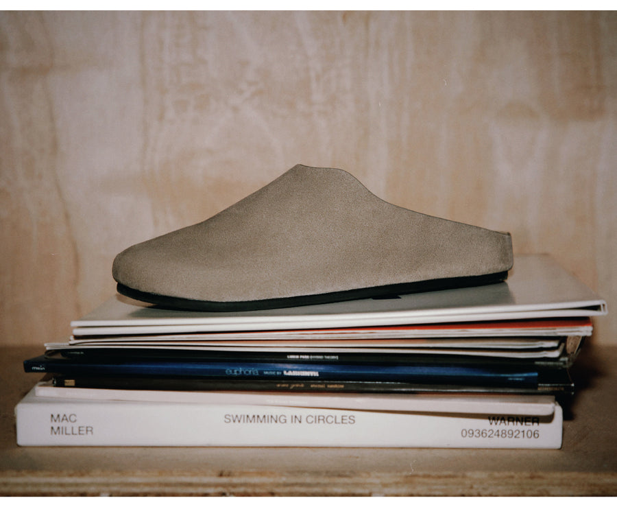 Suede Leather Mule