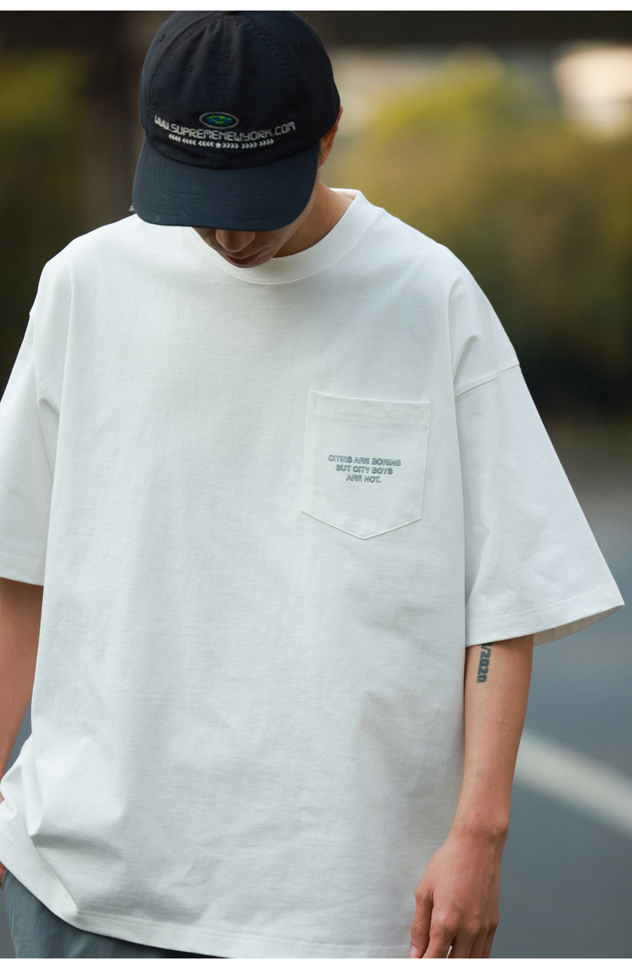 Slogan Print Tee