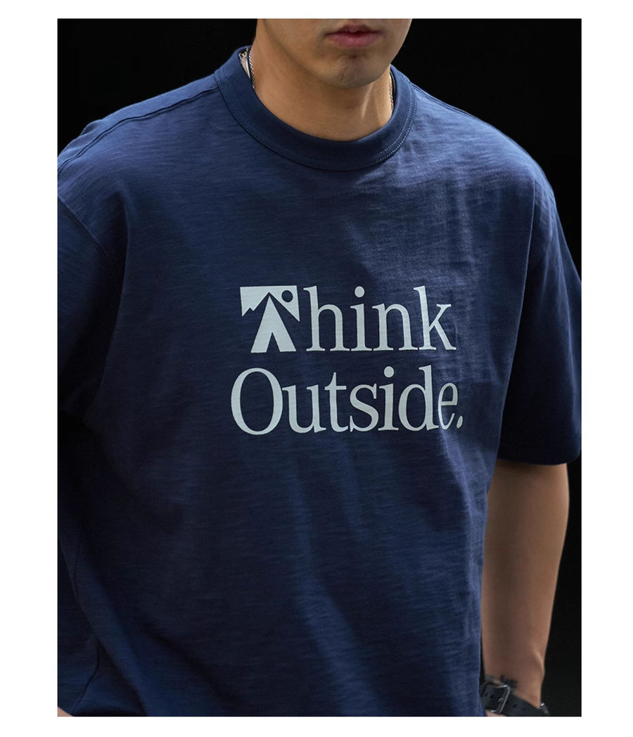 "Think Outside" Print Tee