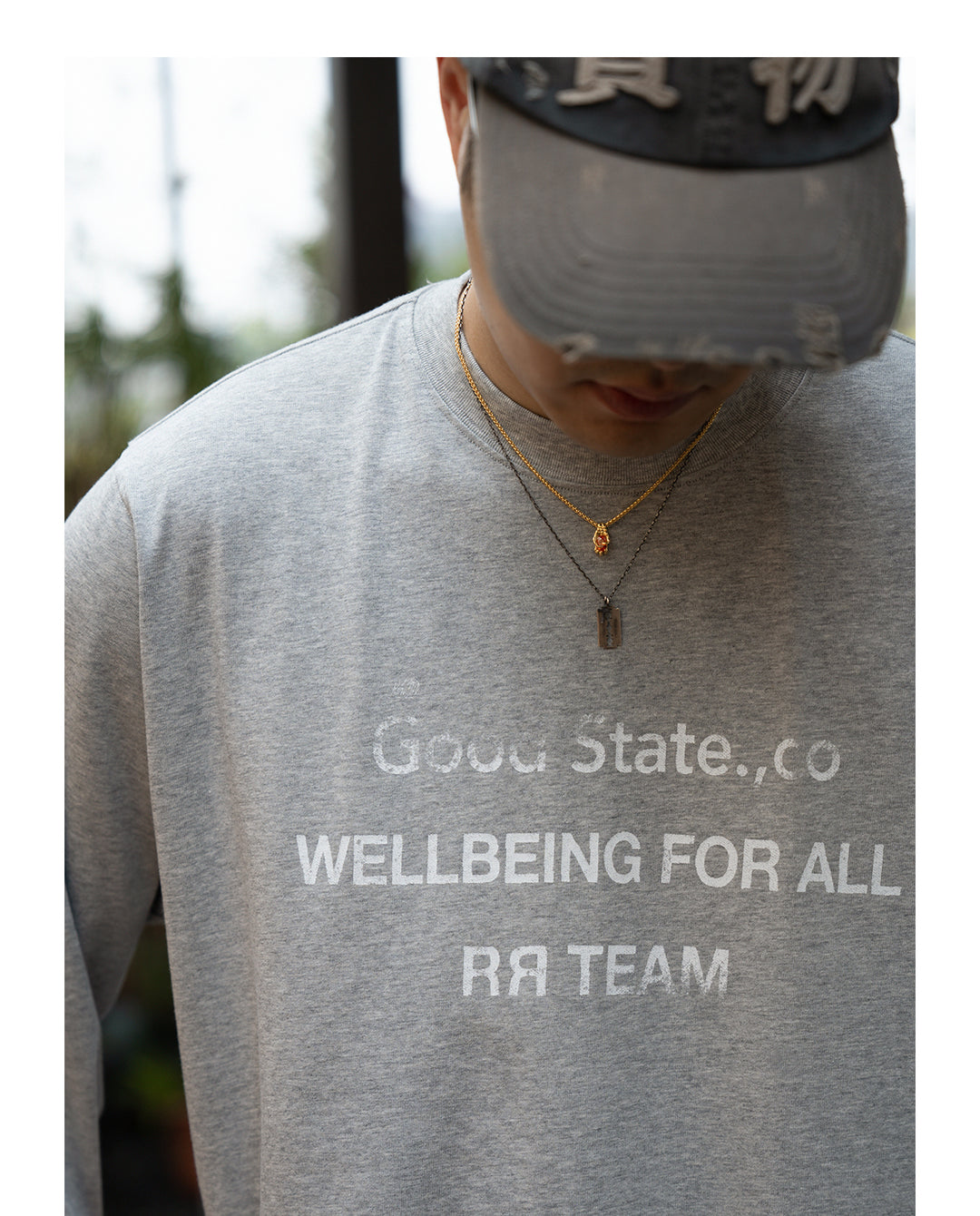 Slogan Long Sleeve Tee