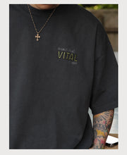 Embroidery Slogan Tee