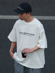 Record Bamboo Cotton Print Tee
