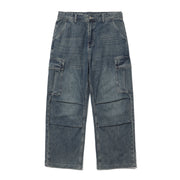 Denim Cargo Pants