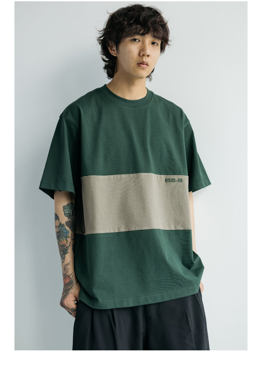 Panel Contrast Tee