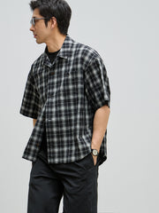 Seersucker Plaid Shirt
