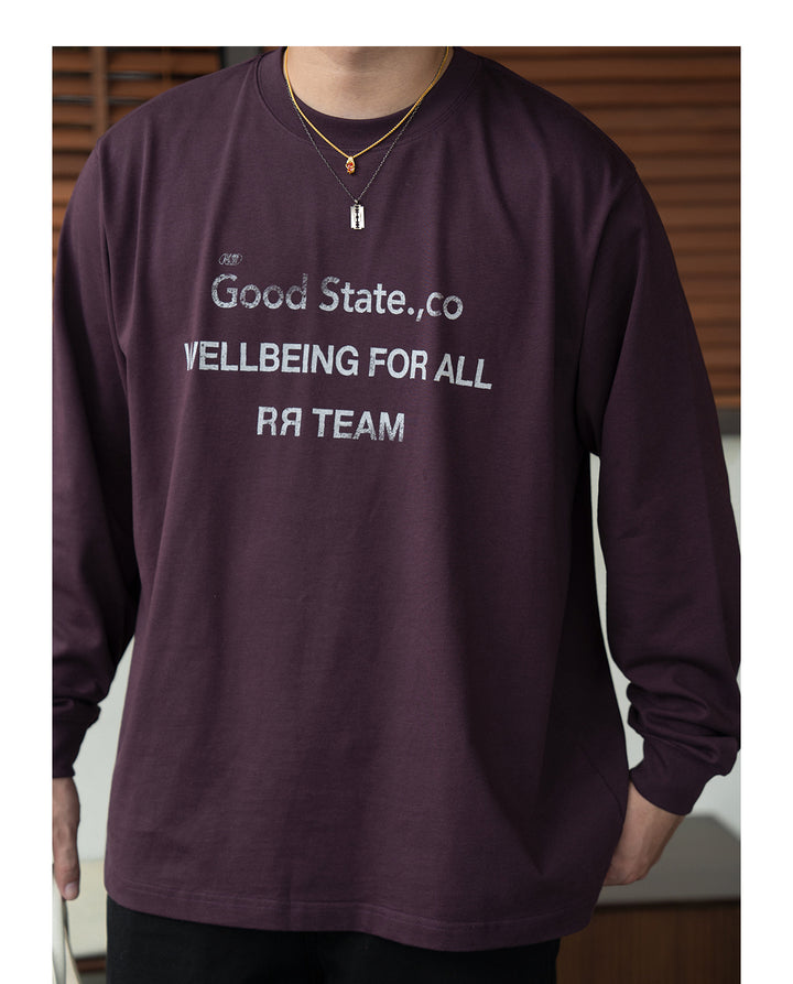 Slogan Long Sleeve Tee