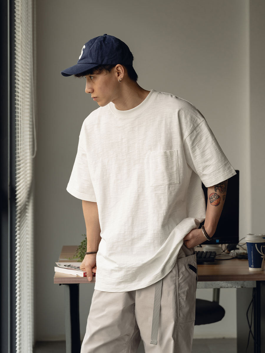 Bamboo Cotton Pocket Tee