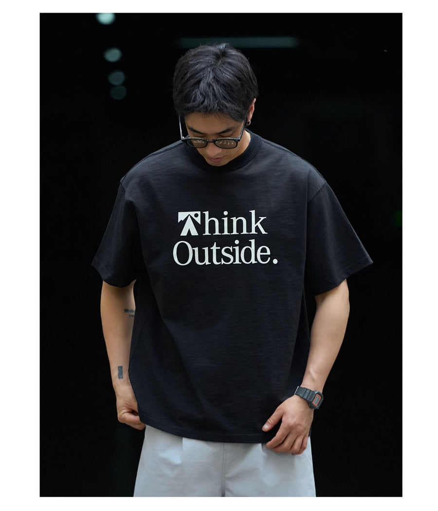 "Think Outside" Print Tee