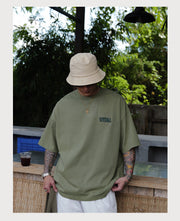 Embroidery Slogan Tee