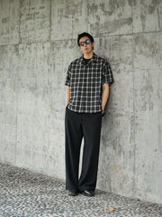 Seersucker Plaid Shirt