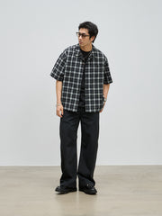 Seersucker Plaid Shirt
