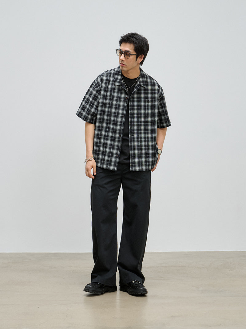 Seersucker Plaid Shirt
