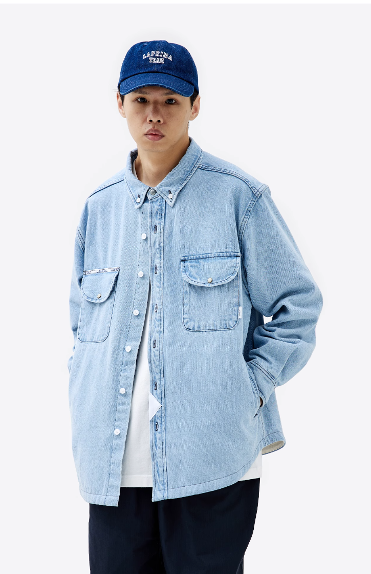 Multi Pocket Denim Shirt