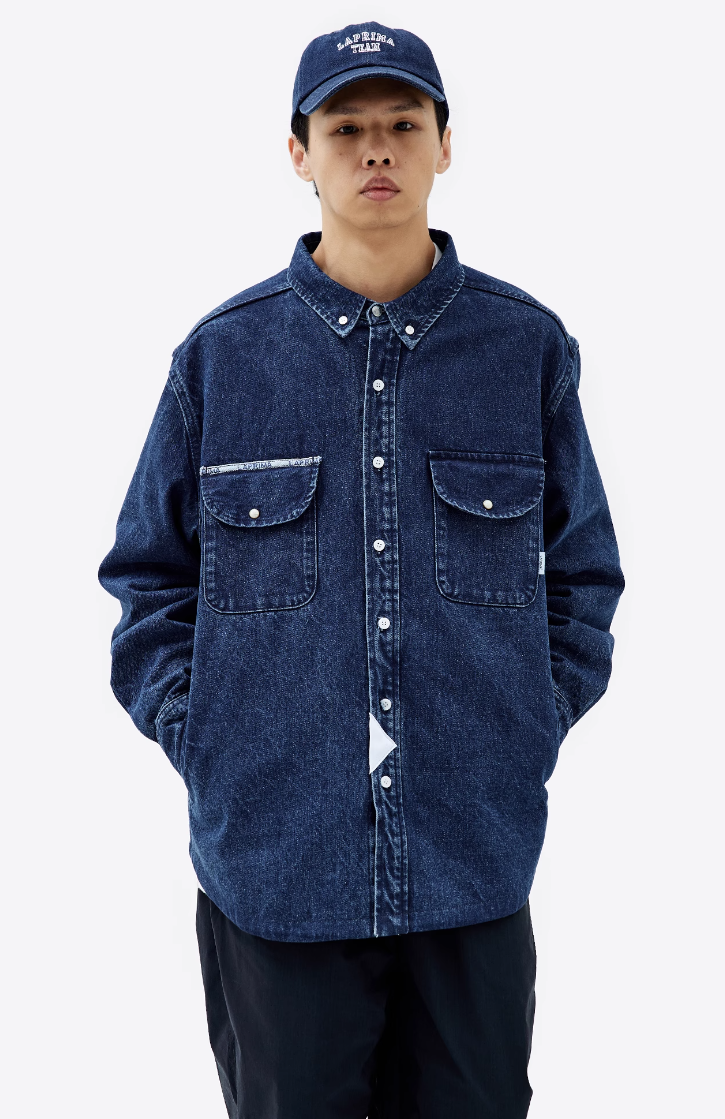 Multi Pocket Denim Shirt