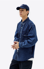 Multi Pocket Denim Shirt