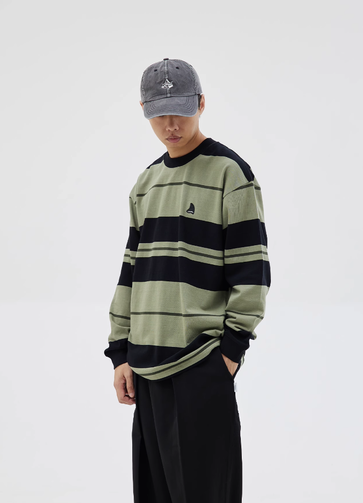 Stripe Crewneck