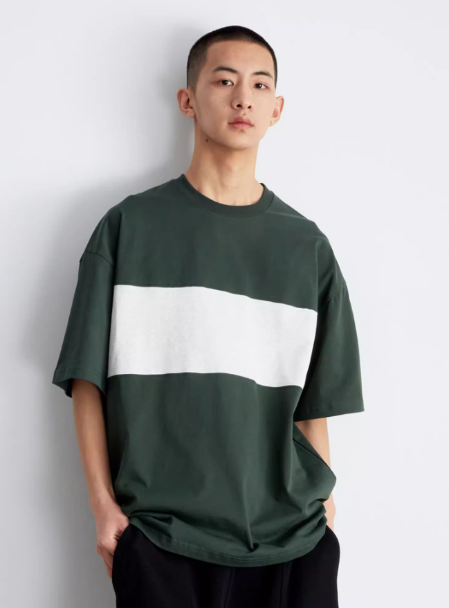 Panel Stripe Tee