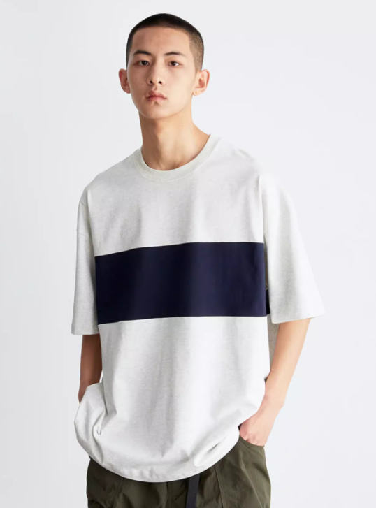 Panel Stripe Tee