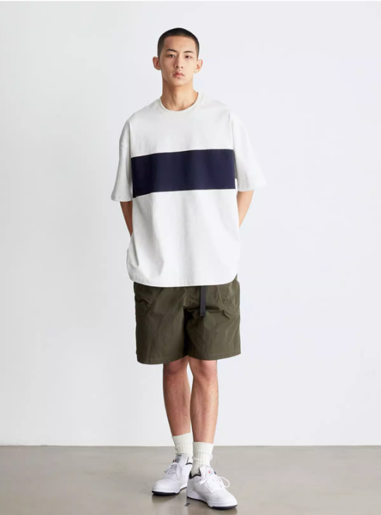 Panel Stripe Tee